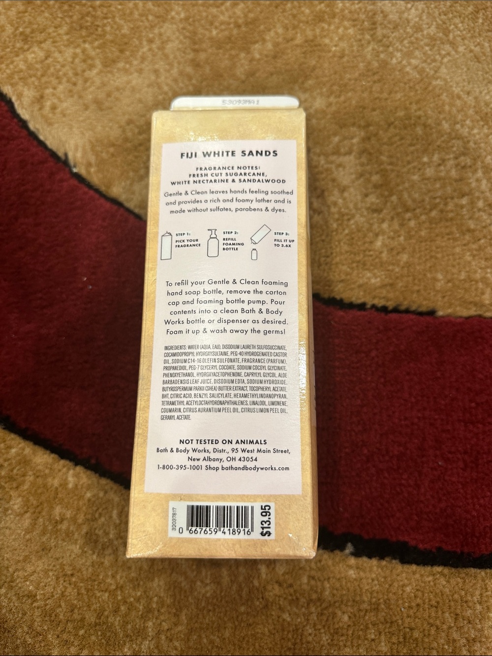 Fiji white sands hand soap refill - Picture 3 of 6